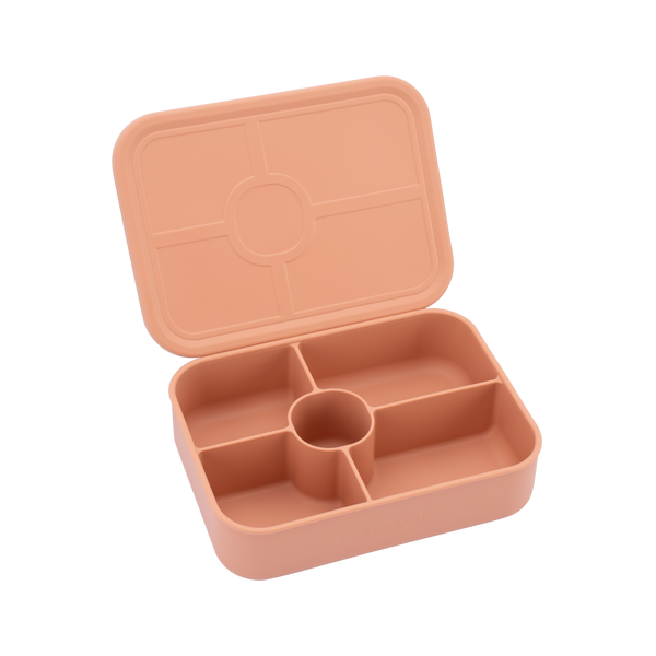 Silicone Bento Lunch Box 5 Compartment | Melon