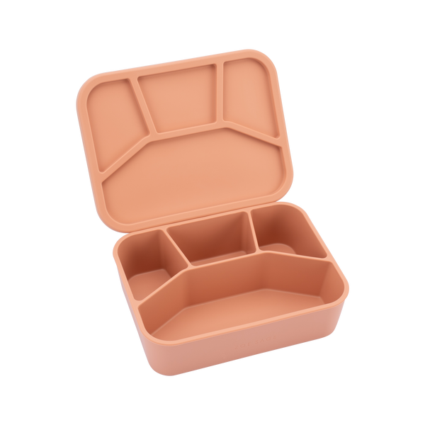 Silicone Bento Lunch Box- 4 Compartment | Melon