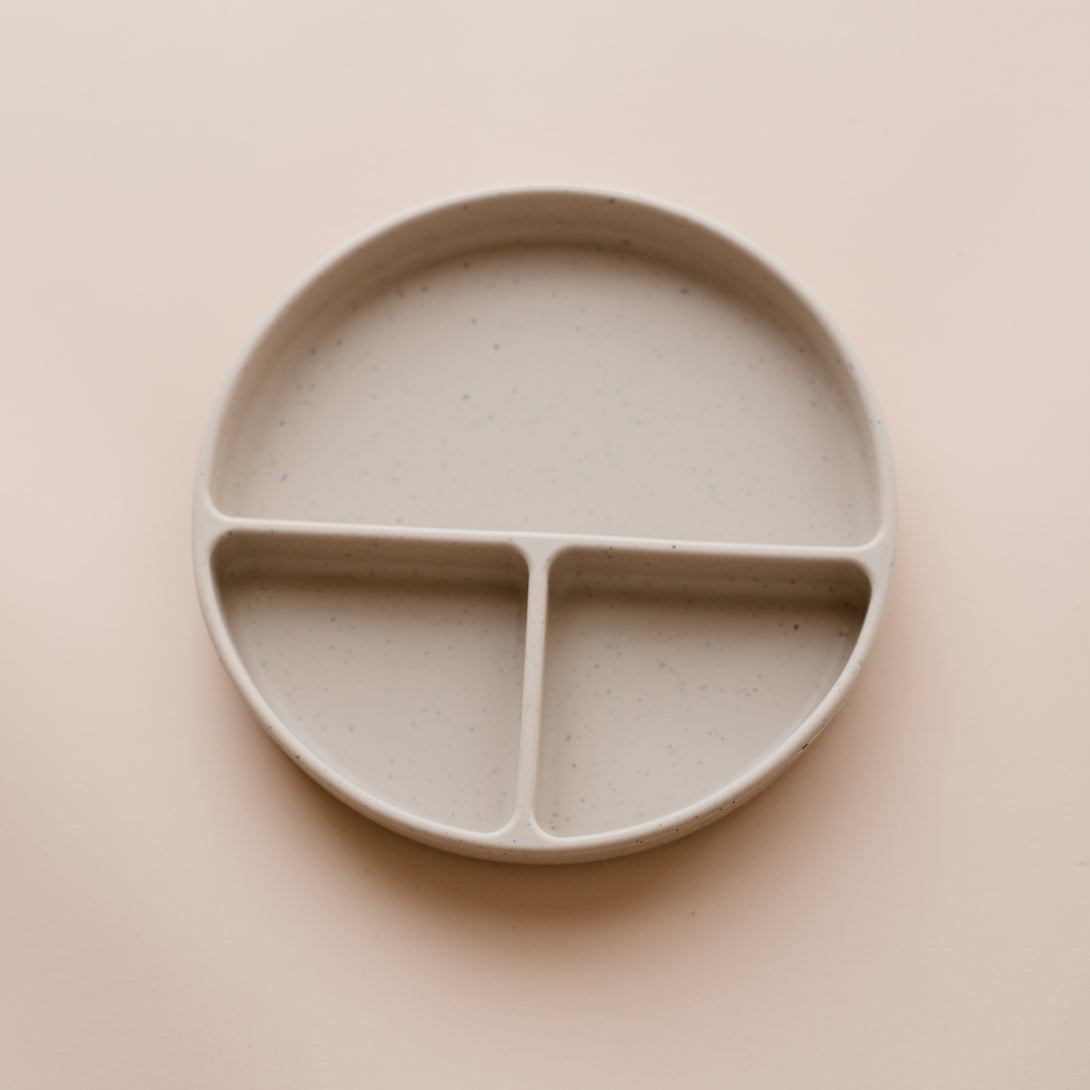 Silicone Divided Baby Plate | Wheat-Zoesage