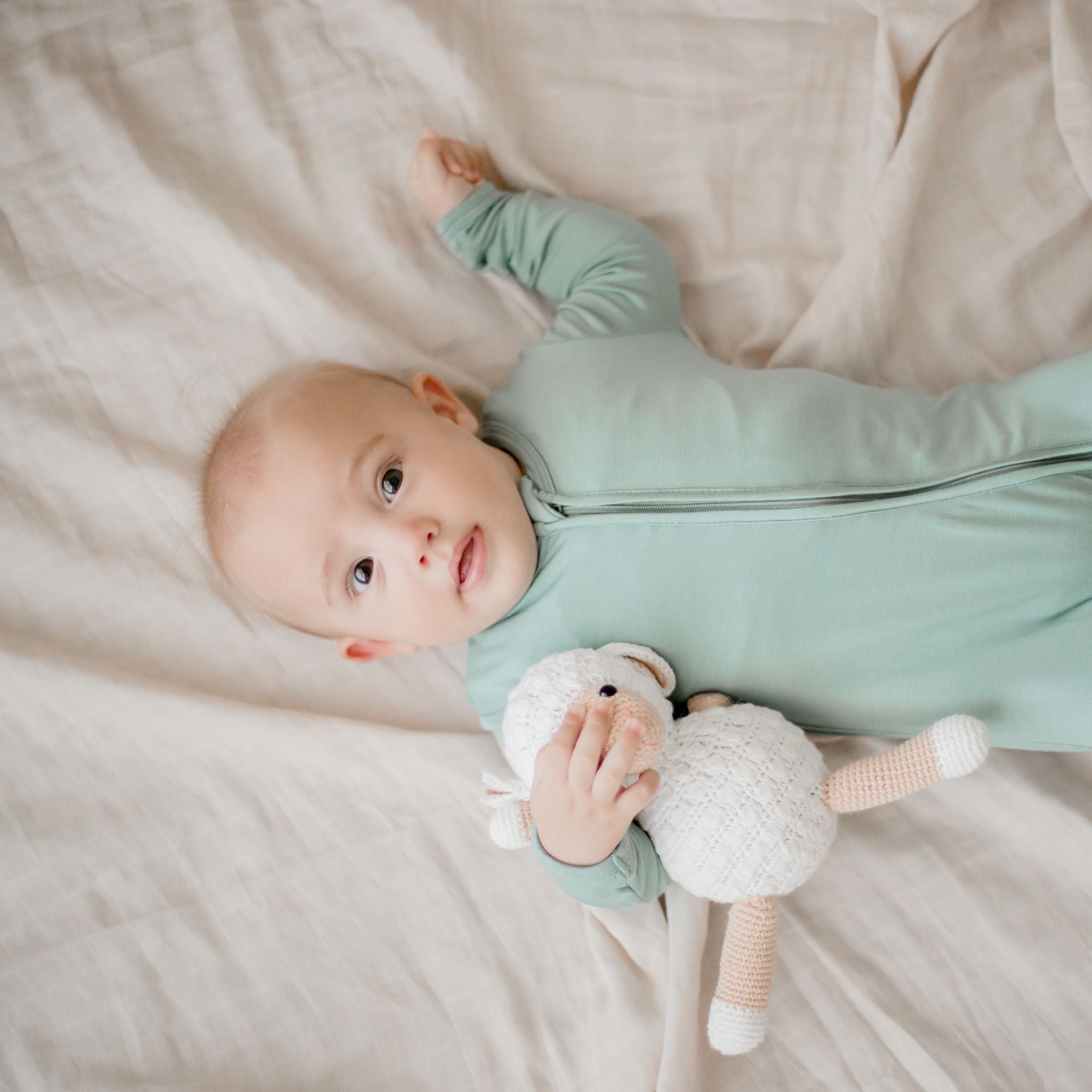 What Are Our Zoe Sage Baby Zip & Newborn Rompers Made Of