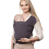 Boba Organic Serenity Wrap Baby Carrier - Charcoal