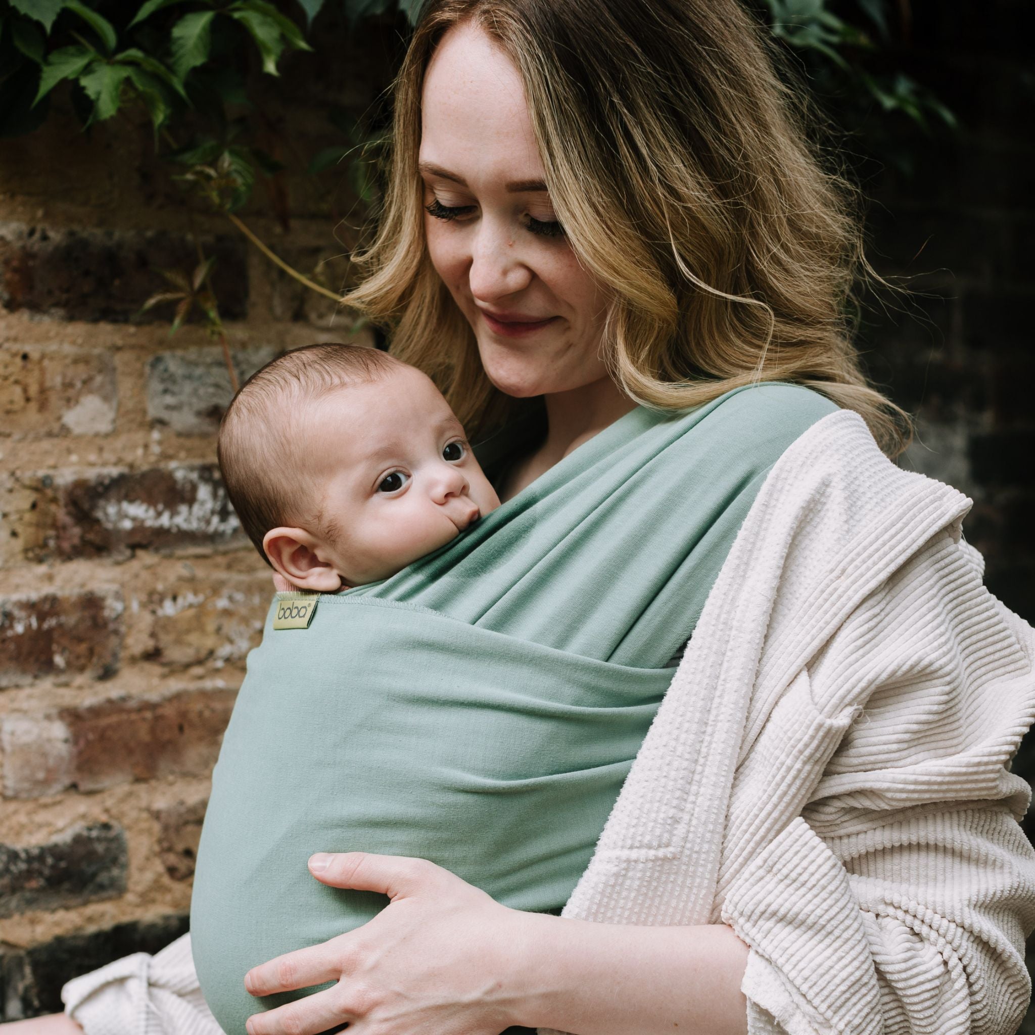 Boba Standard Wrap Baby Carrier - Sage Green