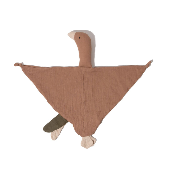 Baby Goose Security Comforter Blanket | Nutmeg
