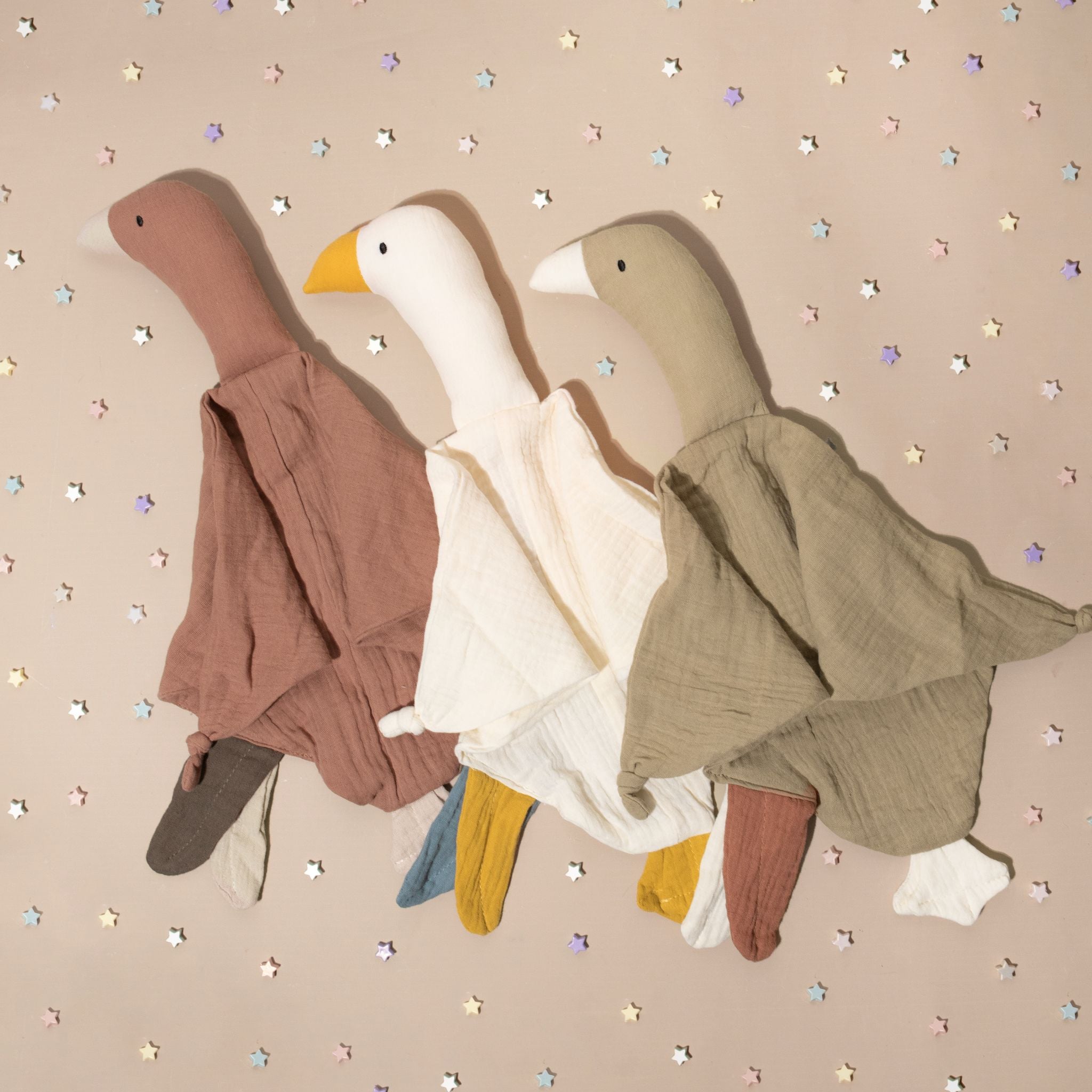 Baby Goose Security Comforter Blanket | Nutmeg