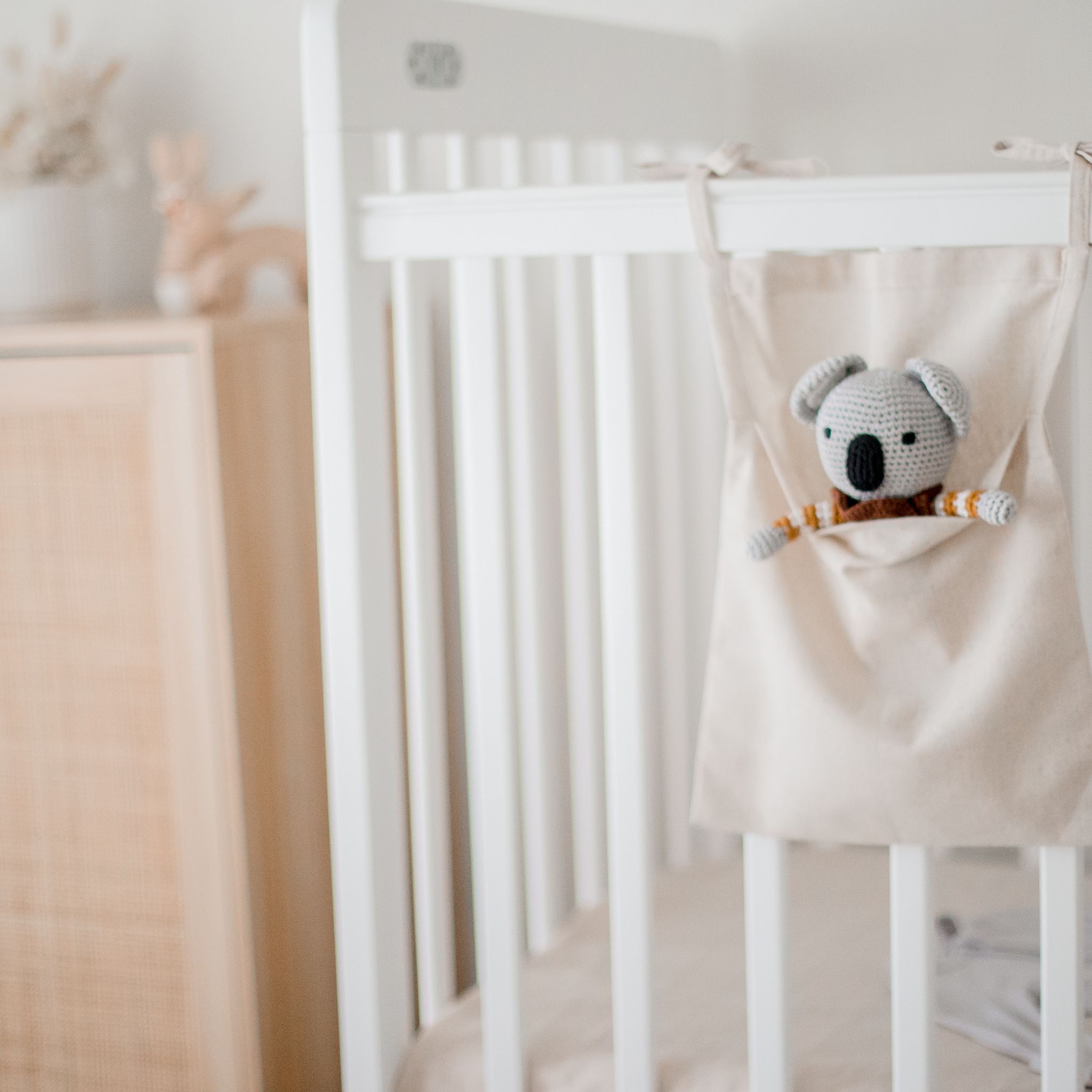 Linen Cot Organizers | Oat