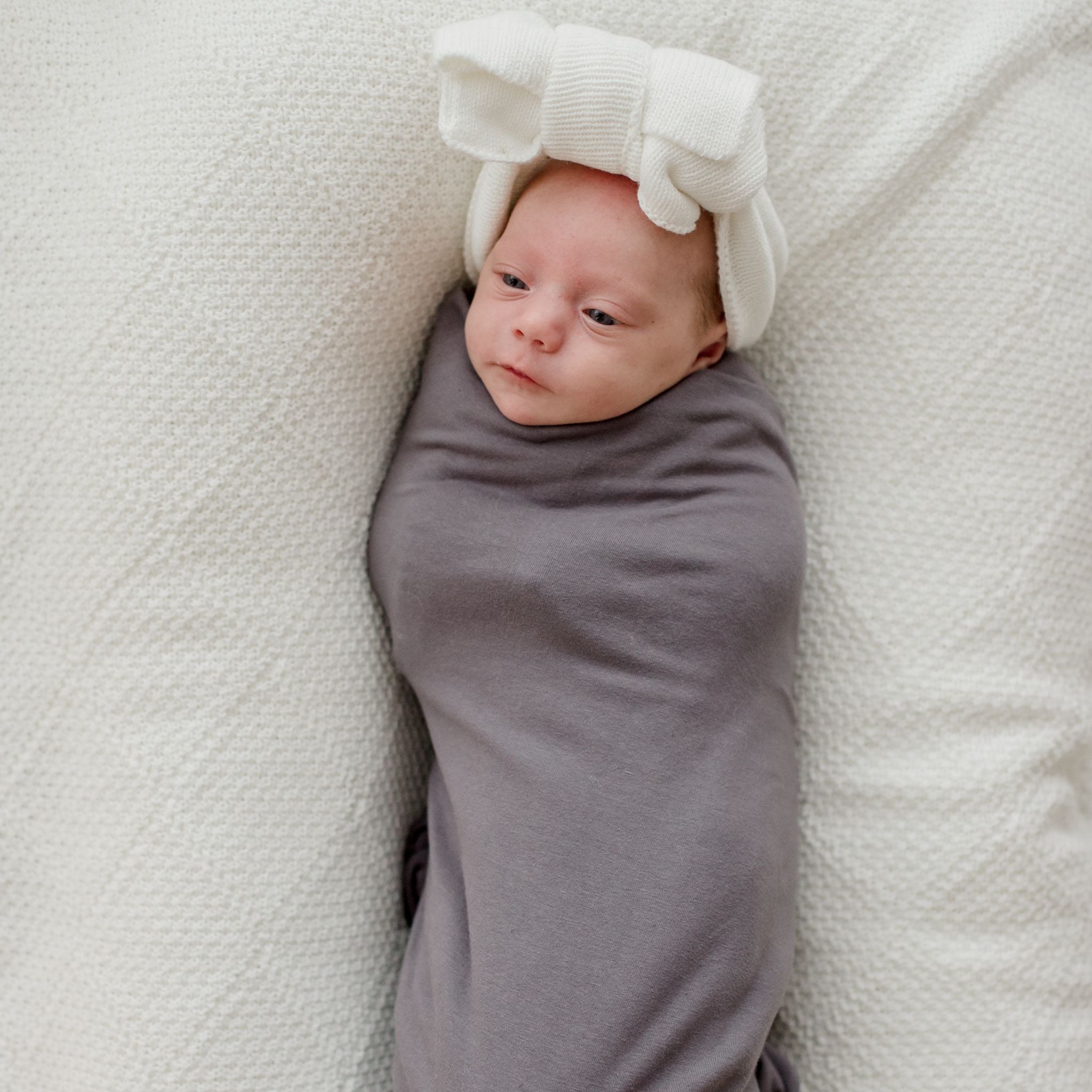 Stretchy Swaddle Baby Wraps - Storm Grey