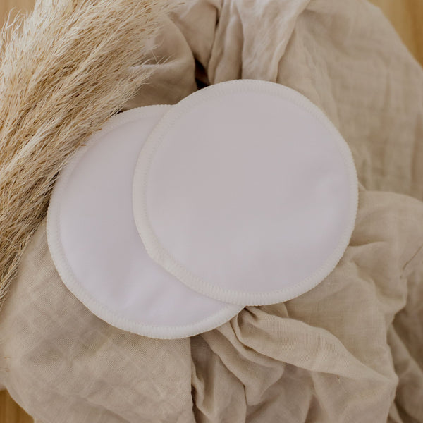 Organic Bamboo Reusable Nursing Breast Pads | Silk