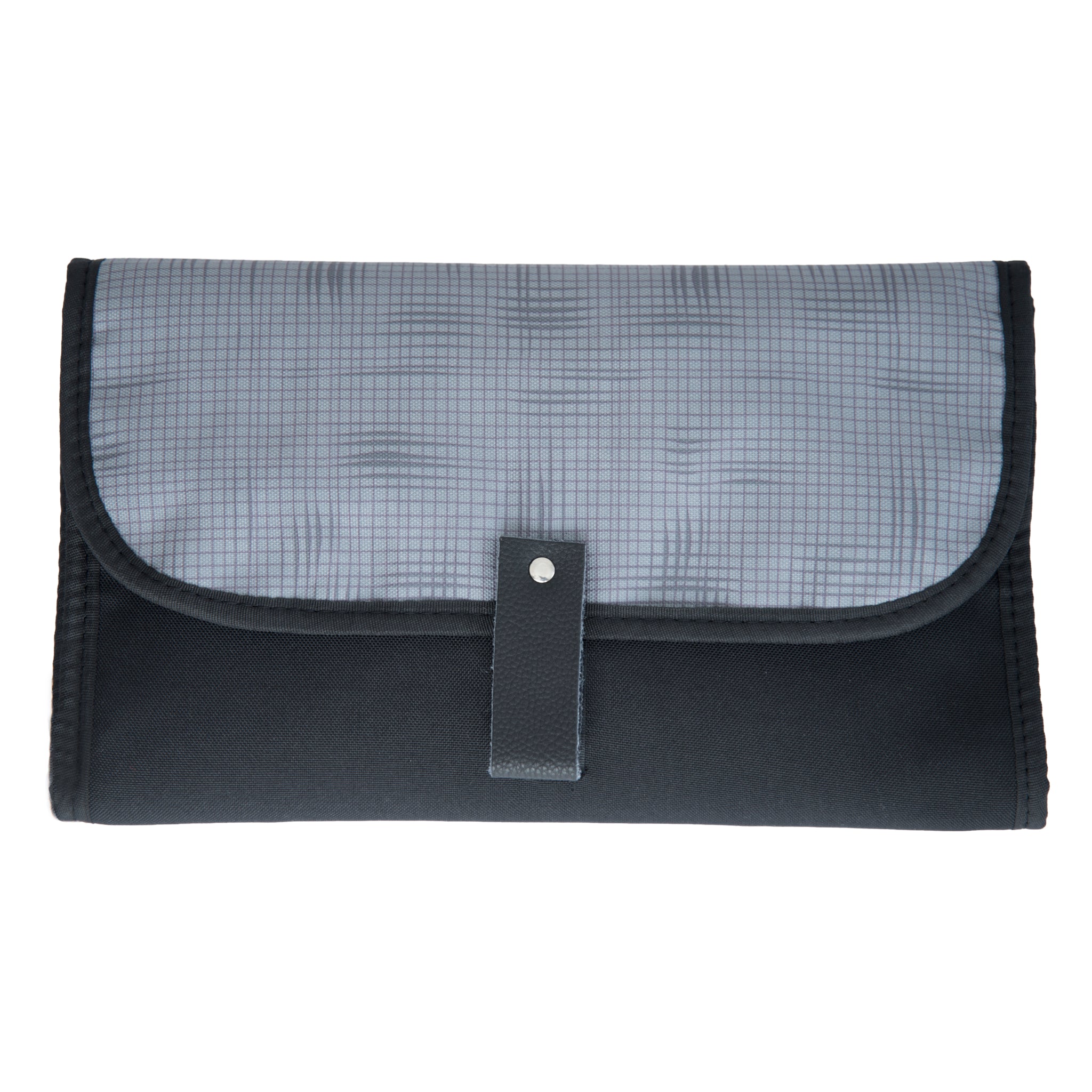 Nappy Baby Change Mat Travel Clutch | Gridlock Grey