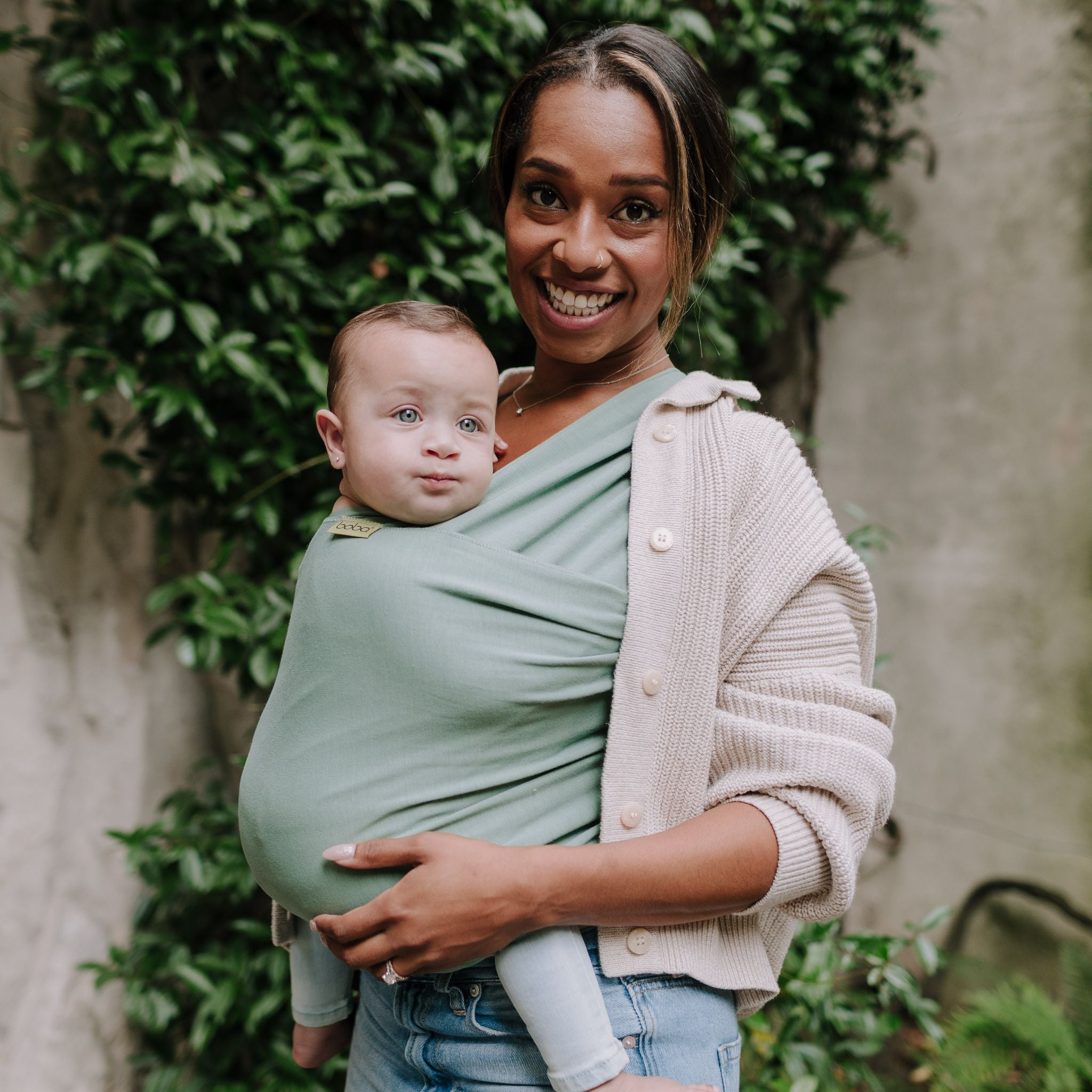 Boba Standard Wrap Baby Carrier - Sage Green