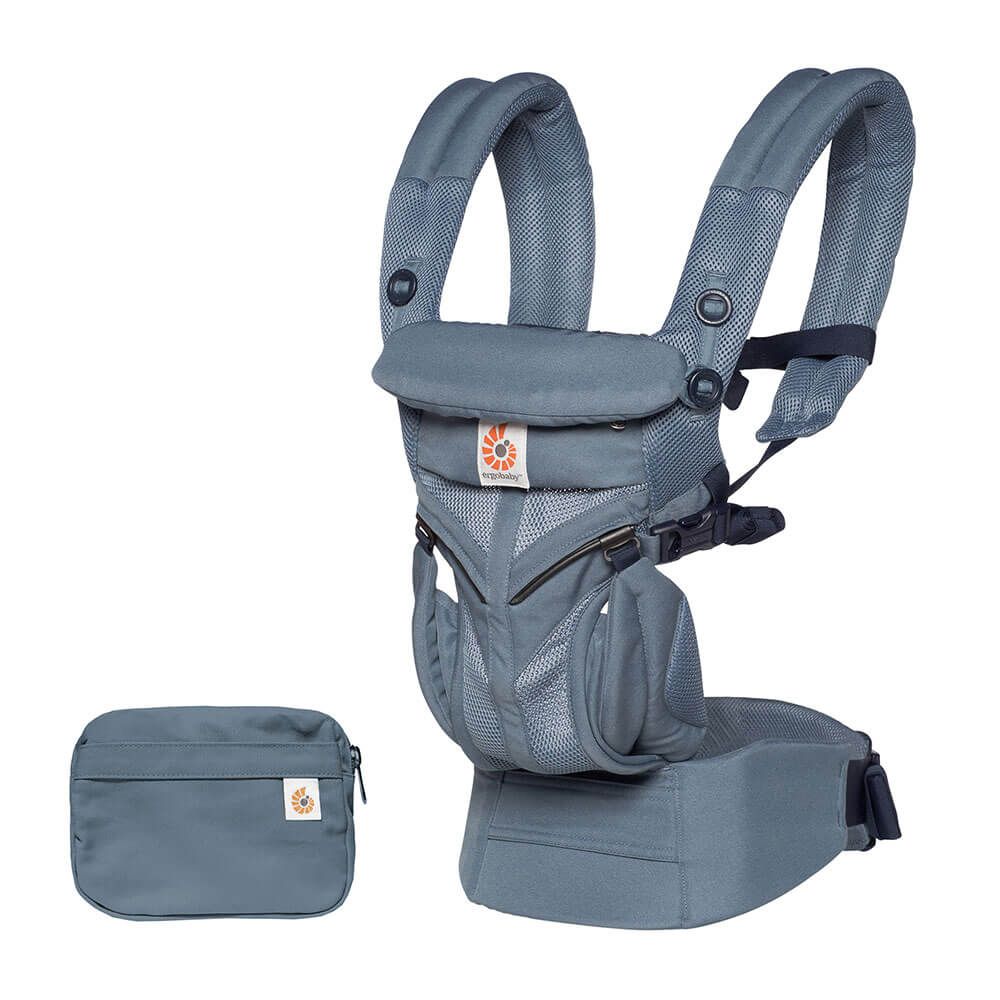 Ergobaby All Position OMNI 360 Cool Air Mesh Baby Carrier - Oxford Blue