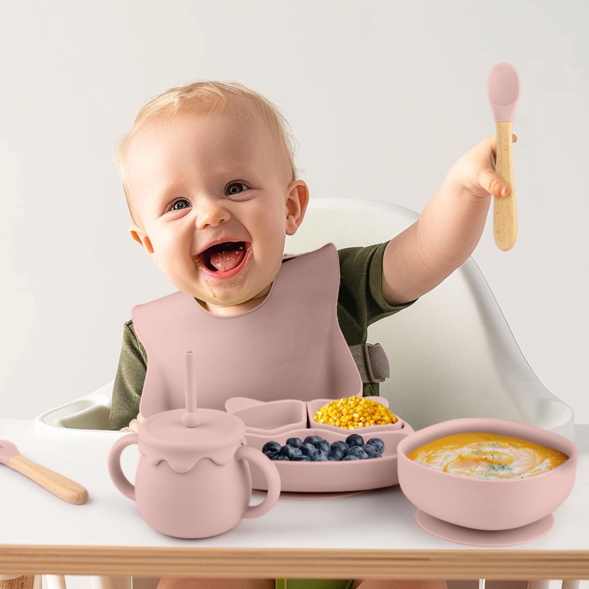 Silicone Baby Feeding Set 11pc Bundle | Blossom