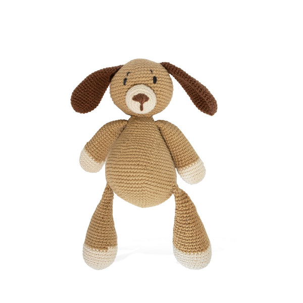 Hand Knitted Animal Doll | Chip the Dog