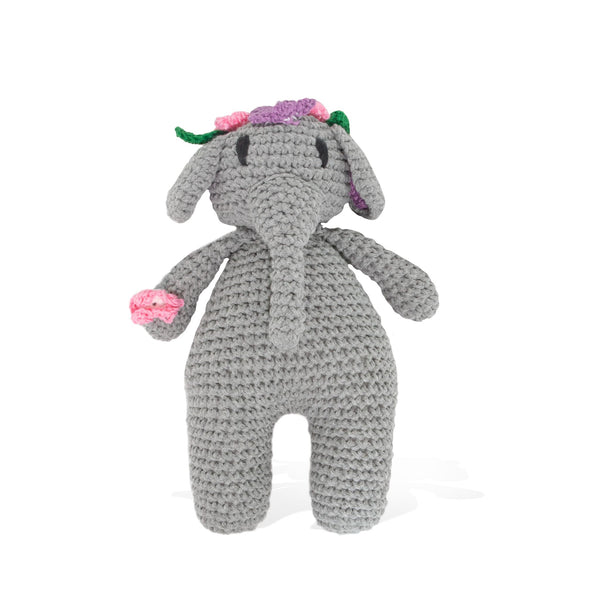 Hand Knitted Animal Doll | Penelope the Elephant