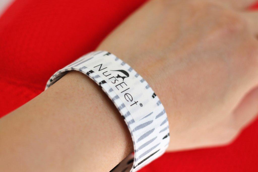Nursing Bracelet on women's wrist
