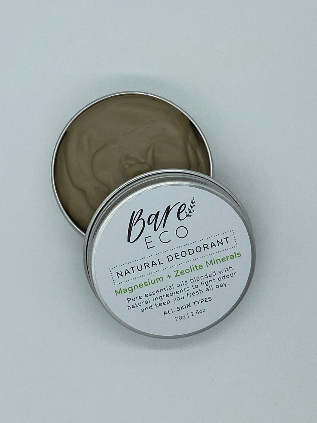 Bare Eco - Magnesium & Zeolite Natural Deodorant - Zoesage