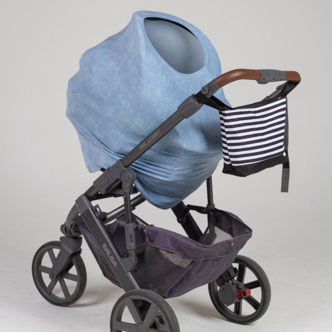 Picture of gray baby stroller
